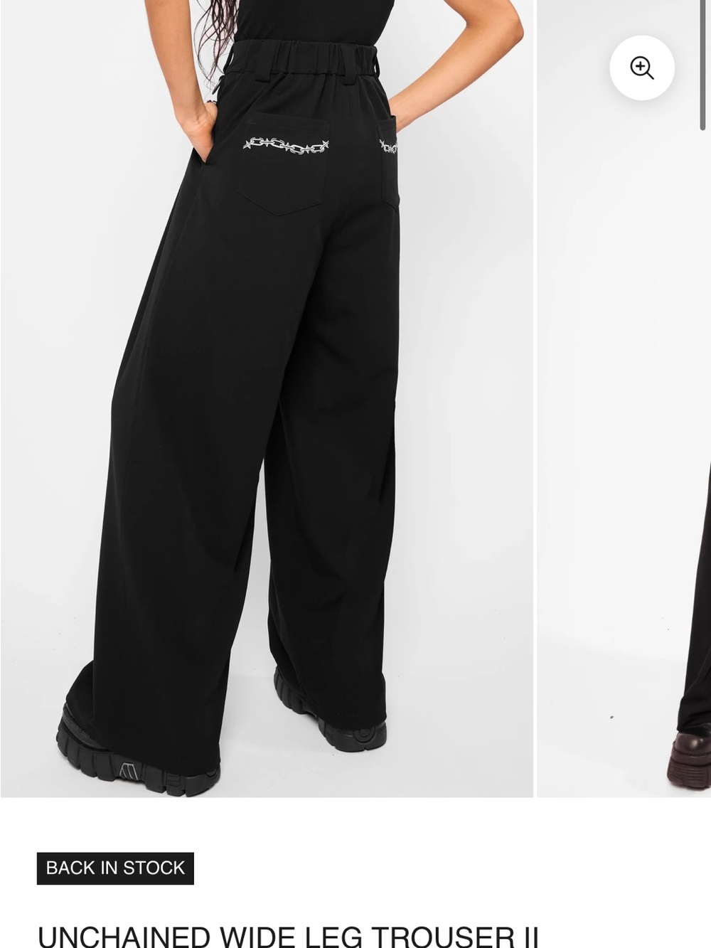 Mary Wyatt Unchained Wide Leg Trousers II - Black